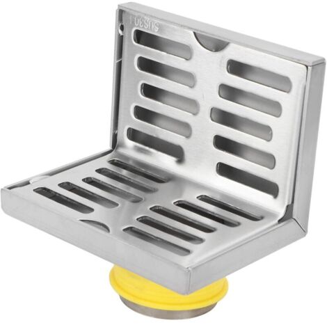 Siphon de Sol d'angle, Siphon de Sol latéral en Acier Inoxydable, Filtre Solide pour déchets de Drainage Horizontal en Forme de L