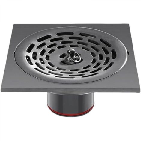 Siphon de sol en acier inoxydable pour salles de bains, toilettes, salles de douche, filtration, collecte et désodorisation, siphon de sol rond 1010.