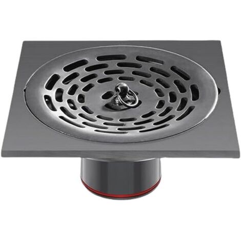 Siphon de sol en acier inoxydable pour salles de bains, toilettes, salles de douche, filtration, collecte et désodorisation, siphon de sol rond 1010.