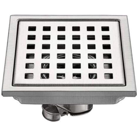 Siphon de sol extérieur 1 pièce siphon de sol en acier inoxydable 1515 cm filtre carré désodorisation anti-reflux fuite 15 cm