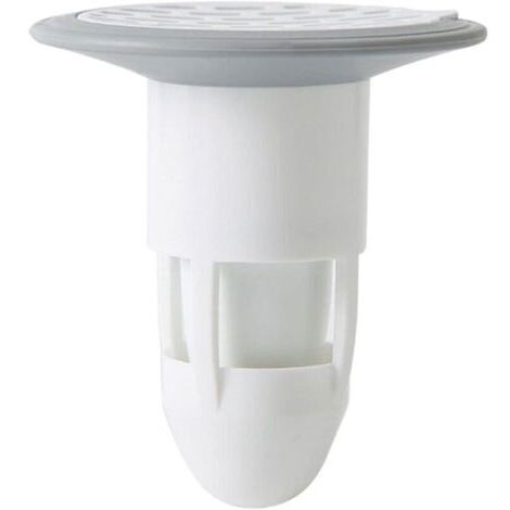 Siphon de sol filtre à eau usée bouchon de vidange connecteurs anti-odeurs pour salle de bain douche siphon de sol sans filtre adapté aux fuites de tuyaux de cuisine de salle de bain (blanc)