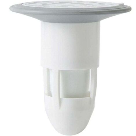 Siphon de Sol Filtre d'égout, Bouchon d'égout, connecteurs Anti-odeurs pour Le Drainage du Sol de la Douche pour Salle de Bain Pas de Filtre adapté aux fuites de Bain-Cuisine tuyaux (Blanc)
