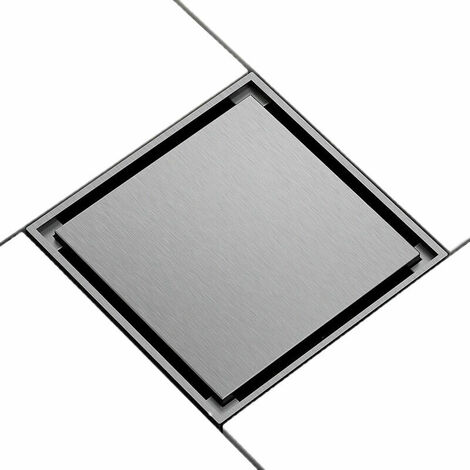 Siphon de sol invisible à lévitation magnétique, déodorant à noyau intérieur, tout drain de sol en cuivre, diamètre de tuyau universel : 50/75MM (cendre de pistolet)