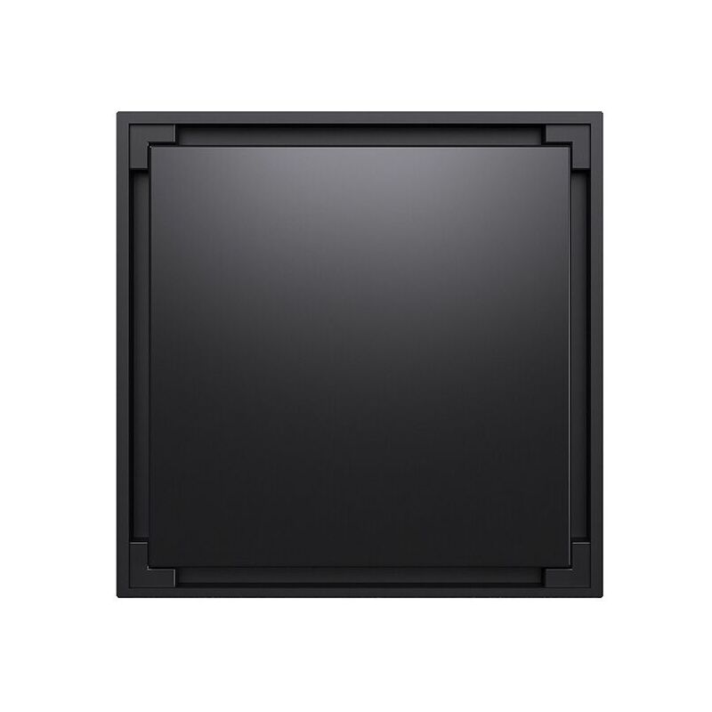 Siphon de sol invisible déodorant plongée siphon de sol entièrement en cuivre (noir),