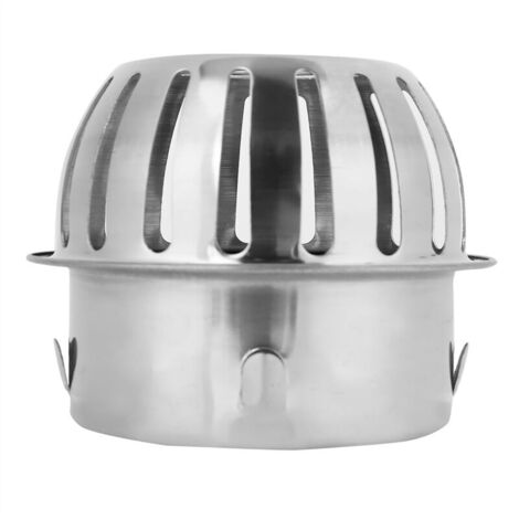 Siphon de sol rond en acier inoxydable pour la maison, la salle de bain, la cour extérieure et le balcon (110 mm/4 pouces)