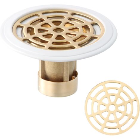Siphon de sol, siphon de sol rond, siphon de sol en laiton, siphon de sol de douche anti-odeurs, siphon de sol de douche utilisé pour éliminer les odeurs des siphons de sol.