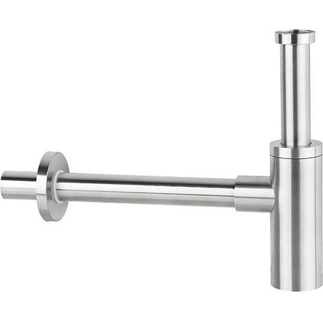 Siphon Design DN32 (11/4"), inox mat
