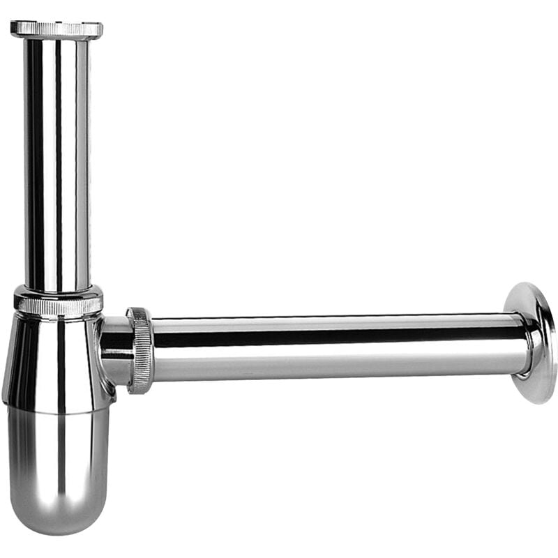 Siphon d'évier exposé chrome Artic