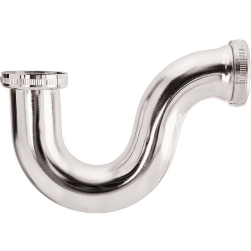 Valentin - Siphon d'évier laiton chromé - 1'1/2 - diamètre 40 mm