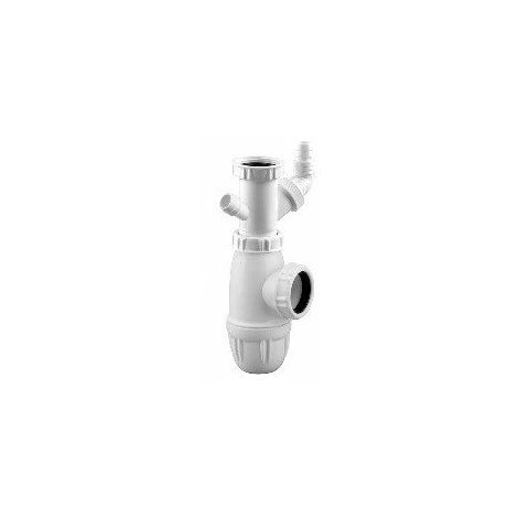 Siphon D'evier Nf+ Prise Machine à Laver 40x49 - Rousseau