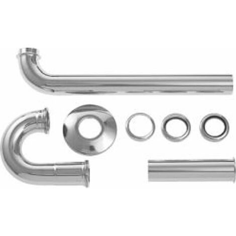 Siphon Duravit pour lavabo 1 1/4" tube avec tuyau d'évacuation