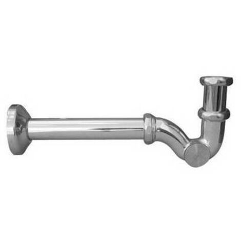 Siphon en forme de s sans drain avec tige cm.25 modèle lux