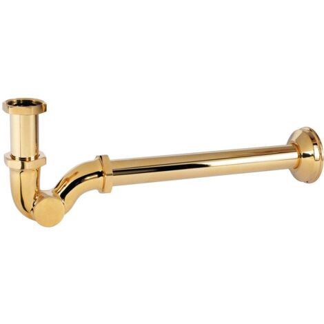 Siphon en S articulé pour lavabo - TRES 03463820OR