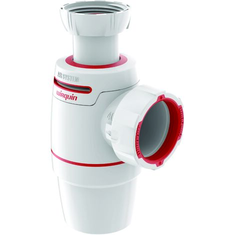 Wirquin SP3213 Siphon d'évier classique ⌀40 mm réglable en hauteur, blanc Wirquin SP3213 Siphon d'évier classique ⌀40 mm réglable en hauteur, blanc