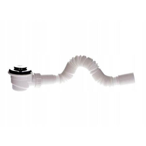 Siphon für tiefe Duschwanne, flexibel, Durchmesser 40