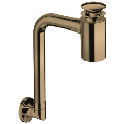 Siphon gain de place bonde u&d ac trop plein or rose brosse - CRISTINA ONDYNA BUS33334P