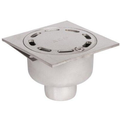 Siphon inox collectivité - 100 x 100 mm - ACO