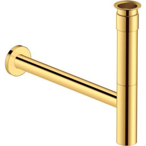 Siphon lavabo DURAVIT Design doré poli