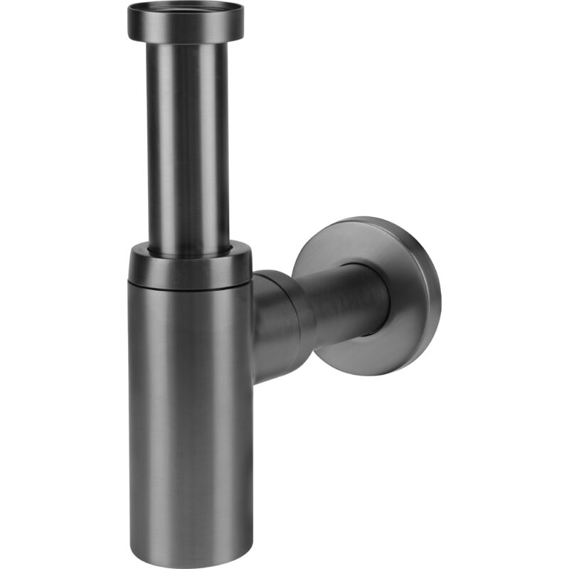 Siphon d'évier en bouteille, laiton, graphite, 5/4'