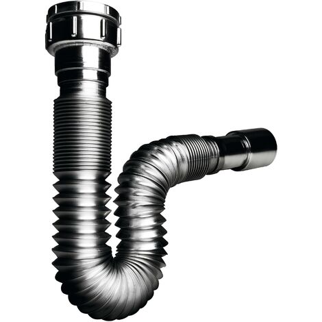 Siphon lavabo raccord extensible D32-40 Wirquin 30722043, chromé