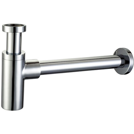Siphon lavabo Totem version court Chrome