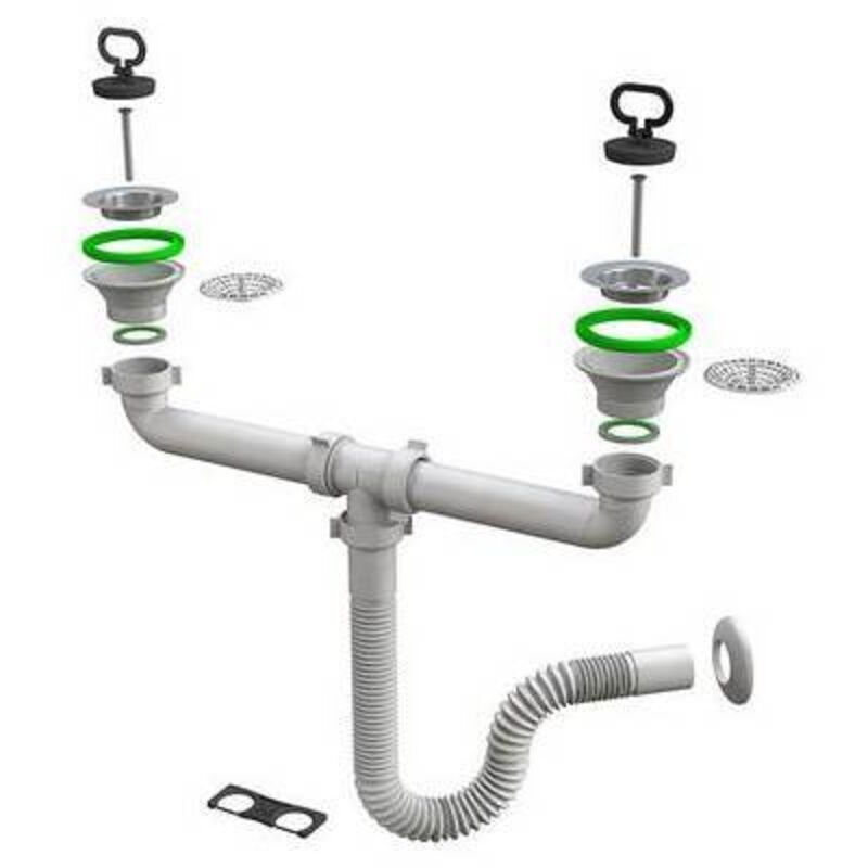 Siphon magik avec drains d. 80