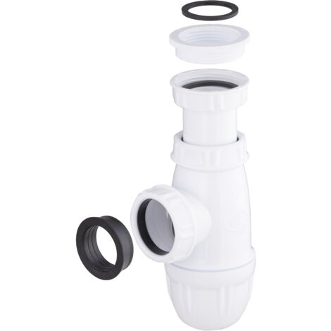 Siphon NF universel réglable 40x49 (1'1/2) + réduction 33x42 (1'1/4) - sortie Ø32-40 NOYON & THIEBAULT