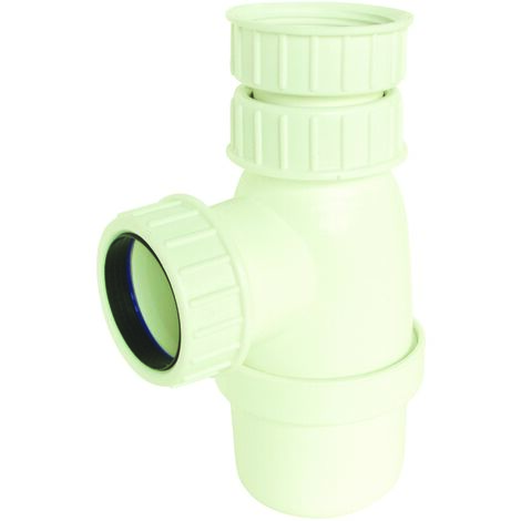 Siphon plastique reglable