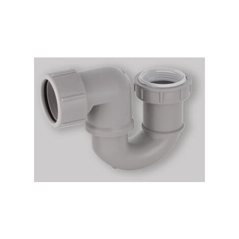 Siphon pour baignoire en PP 1"1/2 - 1"1/4 Sortie Ø 40