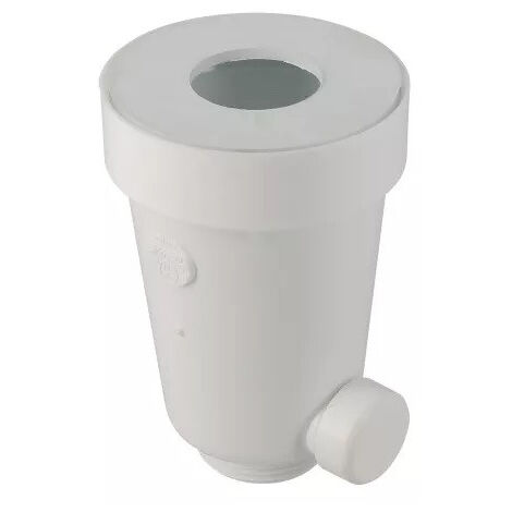 Siphon De Cour PVC Gris Clair 250x250 Mm - Sortie Verticale - Nicoll SC891G - Pour évacuation Eaux Usées