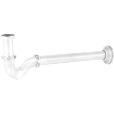 Siphon télescopique avec un trou pour lavabo Blanc mat - TRES 03463820BM