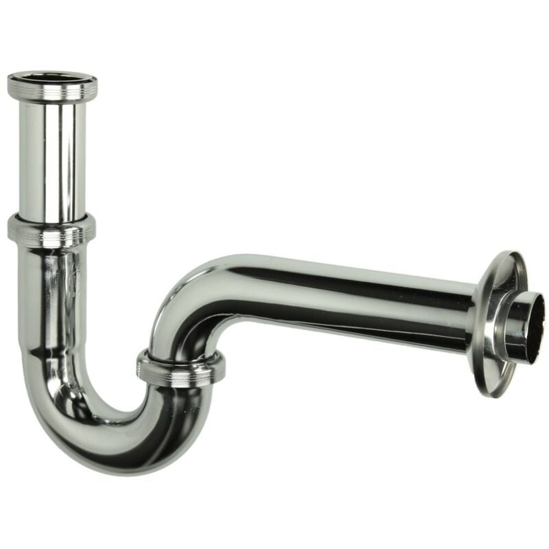 Siphon Viega modèle 5611 1 1/4', chromé avec rosace