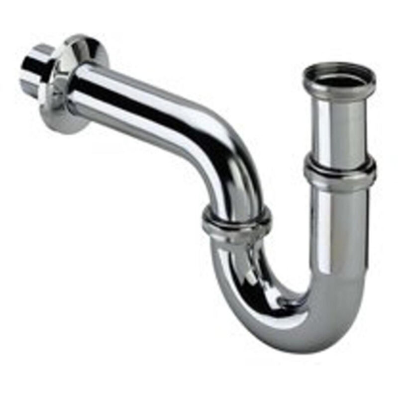 Siphon Viega modèle 5611 1 1/4', chromé avec rosace