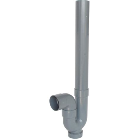 Sanitaire-Distribution – Siphon tubulaire pour machine à laver – Sortie horizontale orientable – Diamètre 40 mm – Matériau ABS recyclable pour évacuation fiable