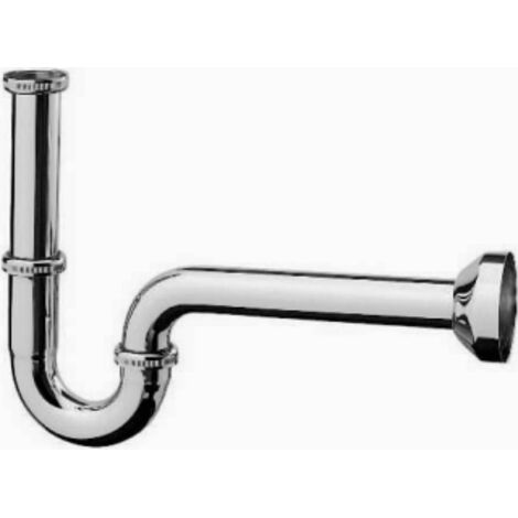 Siphon tubulaire facile à installer chrome HANSGROHE