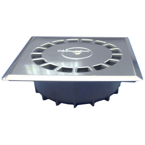 Siphon Vertical Inox Pvc Drain De Sol Vertical Inox ø110/90mm - Tecnoagua