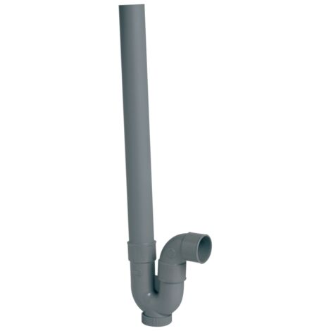 Siphon Waschmaschine PVC - horizontaler, verstellbarer Ausgang Ø40