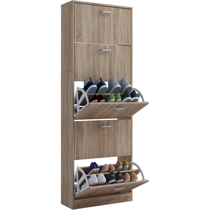 Ebuy24 - Sipos xl Armoire à chaussures 5 tiroirs, imitation chêne Sonoma.