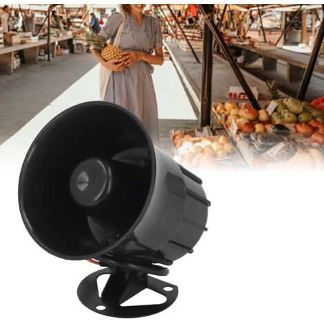 SIREN ABS Plastique Alarm Horn Haut-parleur électrique fils sécurité Mall Piscine École 10 à 28V