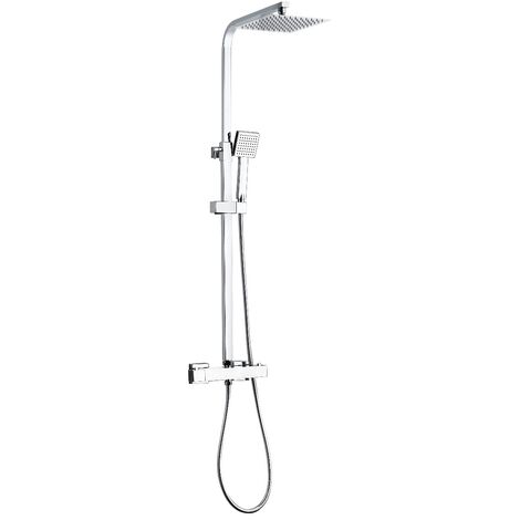 Siren Round Exposed Thermostatic Shower Mixer Valve - Riser Rail Kit