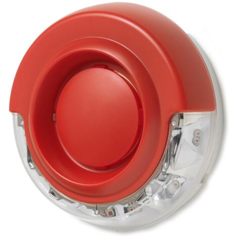 Sirena acústica de incendios Siemens con luz intermitente S54364F9A1