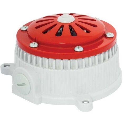 Sirena Avvisatore Acustico Elettromeccanico 48V Microsai C, Grado di Protezione IP65 Materiale base ABS