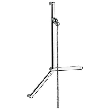 SIRENA CARE Wandstange L 900mm mit 2 Haltegriffen chrom