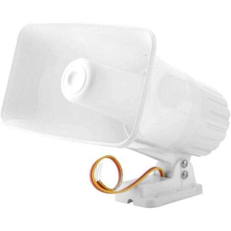 Sirena de alarma AIPERQ, 12 V, 150 TB, bocina electrónica de 150 TB, sirena de seguridad para exteriores e interiores, para sistema de seguridad del hogar.