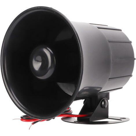 Sirena de alarma fija de metal ABS para ascensor doméstico, volumen de 110 dB, ángulo de 60°.