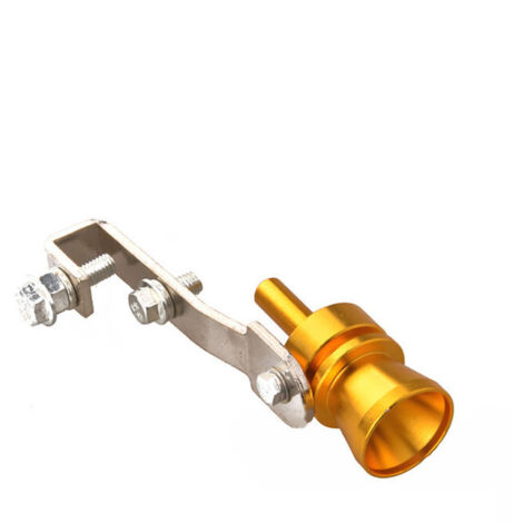 Sirena per tubi di scarico modificati con fischio Turbo per auto Tubo di scarico per moto XL oro
