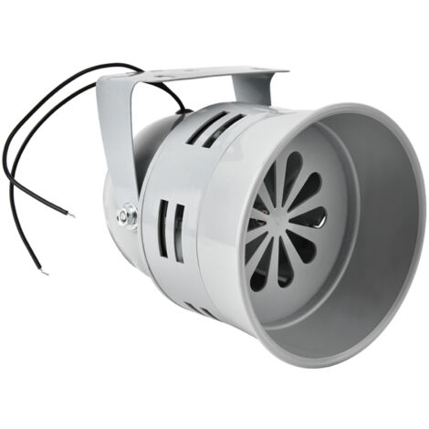 Sirène d'alarme électrique 40W pour véhicule de transport, moteur 12V mini pour prévention incendie