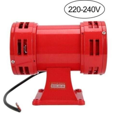 Sirène entraînée par Moteur électrique de l'industrie 150DB, Alarme Continue de sécurité de Sonnerie de klaxon d'alarme(220-240V)