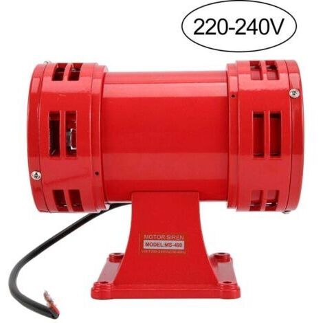 Sirène entraînée par Moteur électrique de l'industrie 150DB, Alarme Continue de sécurité de Sonnerie de klaxon d'alarme(220-240V)