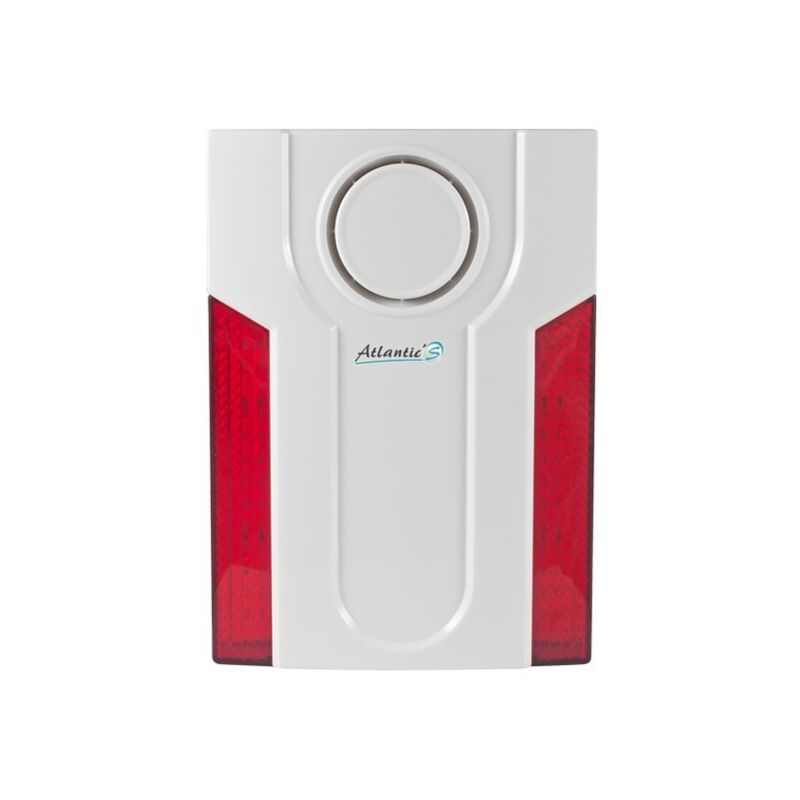 Atlantic's - MD-334R - Sirène d'alarme extérieure avec flash